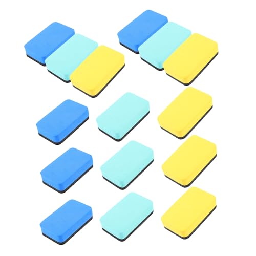 KICHOUSE 15 Stück Brettlöschstofftuch Reiniger Whiteboards Wischen Büro-trockenlöscher Whiteboard-radierer Magnetisch Tipp Magnetische Tafellöscher Trocken Abwischbarer Radiergummi Gefühlt KICHOUSE 15 Stück Brettlöschstofftuch Reiniger Whiteboards Wischen Büro-trockenlöscher Whiteboard-radierer Magnetisch Tipp Magnetische Tafellöscher Trocken Abwischbarer Radiergummi Gefühlt von KICHOUSE