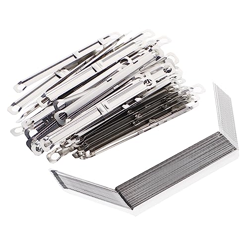 KICHOUSE 150 Stück Bindeclip aus Metall Ringe für Ordner Schlüssel Binderordner Bindung sortiert Bindemittel Zubehör Bindemittel liefert Verschluss Eisen vernickelt Silver KICHOUSE 150 Stück Bindeclip aus Metall Ringe für Ordner Schlüssel Binderordner Bindung sortiert Bindemittel Zubehör Bindemittel liefert Verschluss Eisen vernickelt Silver von KICHOUSE