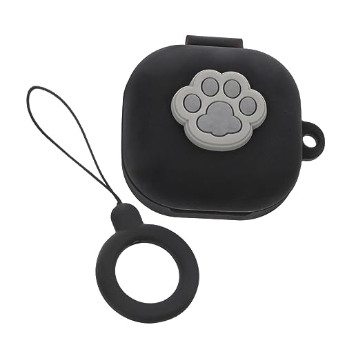 KICHOUSE 1Pc Headset Buds Grau Kopfhörerhülle Ohrhörerabdeckung Silikon Kopfhörerhülle Ohrhörer Schutzhülle Drahtlose Kopfhörerhülle Kopfhörerschale Kieselgel Schwarz von KICHOUSE