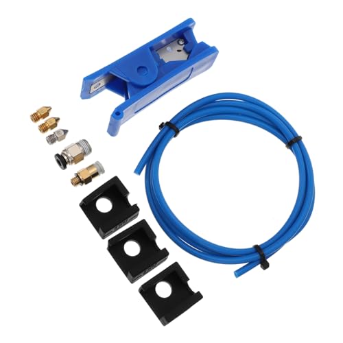 KICHOUSE 1Satz Hochwertige Ptfe Röhre Silikonhülse Extruder Düse Ptfe Schlauchschneider für Präzise Druckergebnisse Verbesserte Stabilität für Effizientes Drucken von KICHOUSE