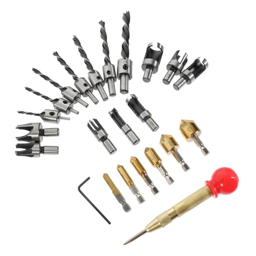 KICHOUSE 1Satz Senkerbohrer Teilig Holzbohrer Werkzeugset für Präzise Lochöffnungen Langlebige Stahlkonstruktion Kompakt Tragbar für Heimwerkerprojekte KICHOUSE 1Satz Senkerbohrer Teilig Holzbohrer Werkzeugset für Präzise Lochöffnungen Langlebige Stahlkonstruktion Kompakt Tragbar für Heimwerkerprojekte von KICHOUSE