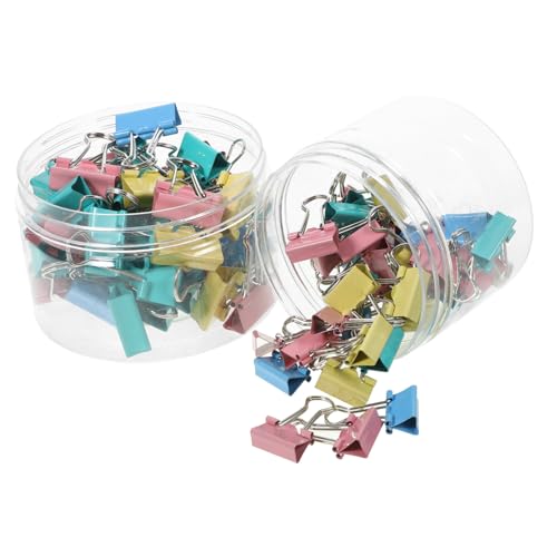 KICHOUSE 2 Boxen Aktenordner mittlere Heftklammern kleine Büroklammern Dokumentclips verschiedene Büroklammern große Bindeklammern Befestigungsclips für Dokumente Metall KICHOUSE 2 Boxen Aktenordner mittlere Heftklammern kleine Büroklammern Dokumentclips verschiedene Büroklammern große Bindeklammern Befestigungsclips für Dokumente Metall von KICHOUSE