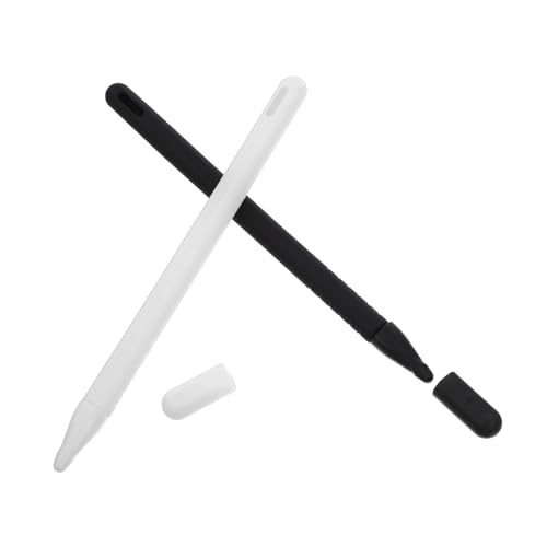 KICHOUSE Silikon-Stiftabdeckung für Pencil 2 2 Sets Schutzhülle für Stylus-Deckel für Pencil 2 von KICHOUSE