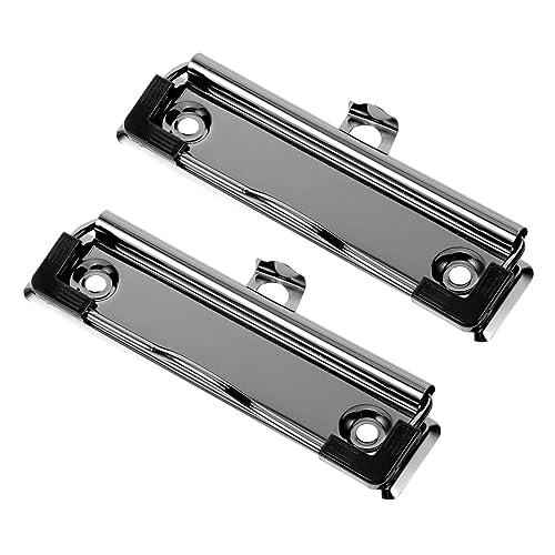 KICHOUSE 2 Stück Heftklammern groß Zwischenablage mit Schlüssel Clips Clips schwer Klemmbretter Aktenhalter Clips für Dateitafeln montierbare Clipboard-Clips Metall Black KICHOUSE 2 Stück Heftklammern groß Zwischenablage mit Schlüssel Clips Clips schwer Klemmbretter Aktenhalter Clips für Dateitafeln montierbare Clipboard-Clips Metall Black von KICHOUSE