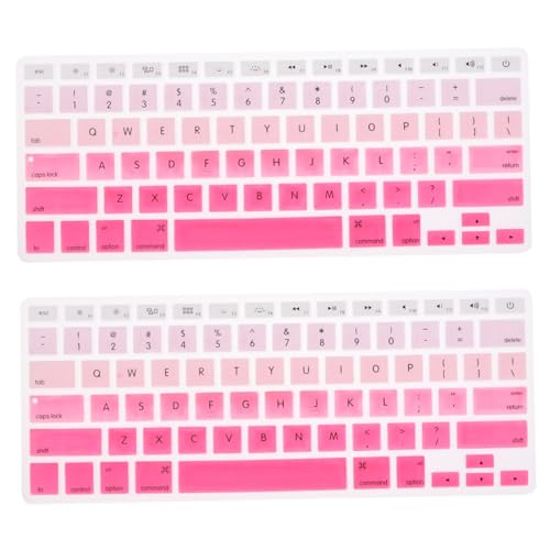 KICHOUSE 2 Stück Tastaturschutzfilm Tastatur schutzfolie Laptop Tastatur Abdeckung Tastaturfolie Rosy KICHOUSE 2 Stück Tastaturschutzfilm Tastatur schutzfolie Laptop Tastatur Abdeckung Tastaturfolie Rosy von KICHOUSE