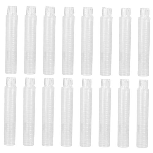 KICHOUSE 20 Stück Plastikkreideabdeckung Stichwort Wasser Bleistift löslich transparente Kreide Kappe transparenter Kreideclip Kreidehalter Aufbewahrungsbox für Kreide von KICHOUSE