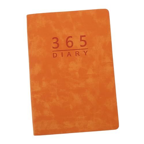 KICHOUSE 2023 auftragsbuch aufgabenheft genschenkideen notenmappe note book süßer Herrscher Budgetplaner Hobel pro schülerkalender Zeitmanagement-Notizbuch Zeitplan-Notizblock Papier Orange von KICHOUSE