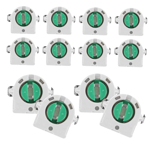 KICHOUSE 20Stücke Lampenfassung Basis Robuste Fassung Für LED Leuchtstoffröhren Einfache Installation Für Esszimmer Restaurants Langlebig KICHOUSE 20Stücke Lampenfassung Basis Robuste Fassung Für LED Leuchtstoffröhren Einfache Installation Für Esszimmer Restaurants Langlebig von KICHOUSE