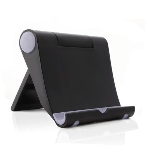 KICHOUSE 2Stücke Faltbarer Desktop Telefonhalter Verstellbarer Halter für Smartphones Tablets Einsetzbar Schwarz KICHOUSE 2Stücke Faltbarer Desktop Telefonhalter Verstellbarer Halter für Smartphones Tablets Einsetzbar Schwarz von KICHOUSE