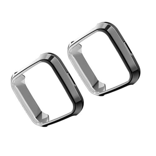KICHOUSE 2Stücke Full Cover Smartwatch Schutzhülle aus TPU Stoßfest Kratzfest Robustes Sportzubehör für Intelligente Schwarz KICHOUSE 2Stücke Full Cover Smartwatch Schutzhülle aus TPU Stoßfest Kratzfest Robustes Sportzubehör für Intelligente Schwarz von KICHOUSE
