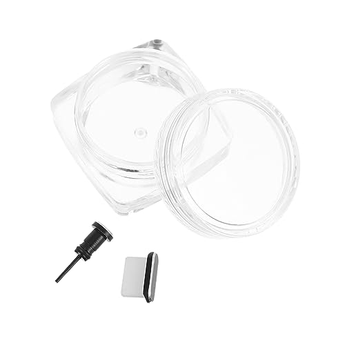 KICHOUSE 2Stücke Type Staubschutzkappen Effektive Schutzstecker für Ladeanschlüsse Kompatibel mit Smartphones Staubdicht Schwarz für Zuverlässigen Handy Schutz von KICHOUSE