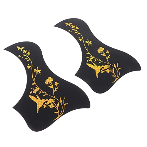KICHOUSE Gitarrenzubehör 2er-Pack Schlagbrett-Aufkleber Schmetterlings-gitarrenschutzplatten-Aufkleber Für 40/41-zoll-gitarre Einfache Anwendung KICHOUSE Gitarrenzubehör 2er-Pack Schlagbrett-Aufkleber Schmetterlings-gitarrenschutzplatten-Aufkleber Für 40/41-zoll-gitarre Einfache Anwendung von KICHOUSE