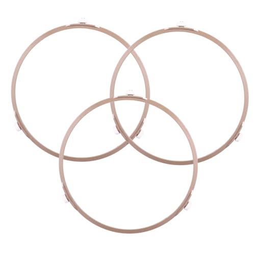 KICHOUSE 3 Stück Glasurnere Drehteller Stützring Aus Kunststoff Mikrowellen-stützring Runder Ofenring Plattentellerringe Für Mikrowellen Radring Für Glasplatten Plastikring Pvc Brown KICHOUSE 3 Stück Glasurnere Drehteller Stützring Aus Kunststoff Mikrowellen-stützring Runder Ofenring Plattentellerringe Für Mikrowellen Radring Für Glasplatten Plastikring Pvc Brown von KICHOUSE