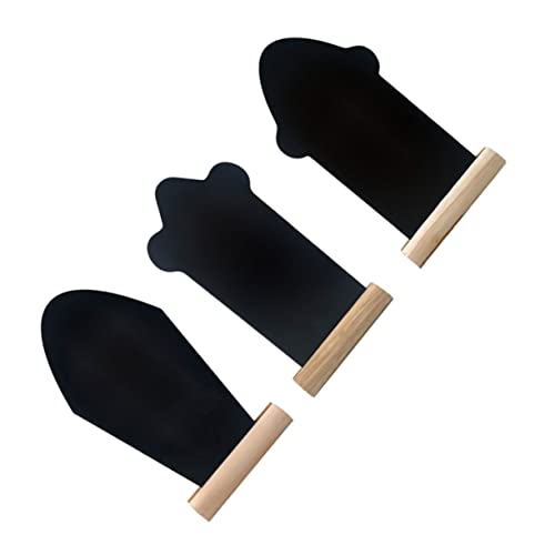 KICHOUSE 3 Stück Hölzerne Grabstein Dekorationsaufkleber Whiteboard Marker Löschbare Kreidetafel Grabsteine Tafeln Anzeige Grabstein Klassisches Glas Mit Kreide Kreidetafel von KICHOUSE