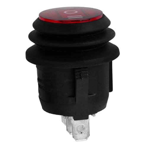 KICHOUSE 3 Wasserdichtes Autoschalter Boot Zündung Wasserdichter Kippschalter Spdt-schalter Spdt-wippe Auto Automobil Wippschalter Im Auto Wasserdichter Wippschalter Runder Knebel Schwarz KICHOUSE 3 Wasserdichtes Autoschalter Boot Zündung Wasserdichter Kippschalter Spdt-schalter Spdt-wippe Auto Automobil Wippschalter Im Auto Wasserdichter Wippschalter Runder Knebel Schwarz von KICHOUSE
