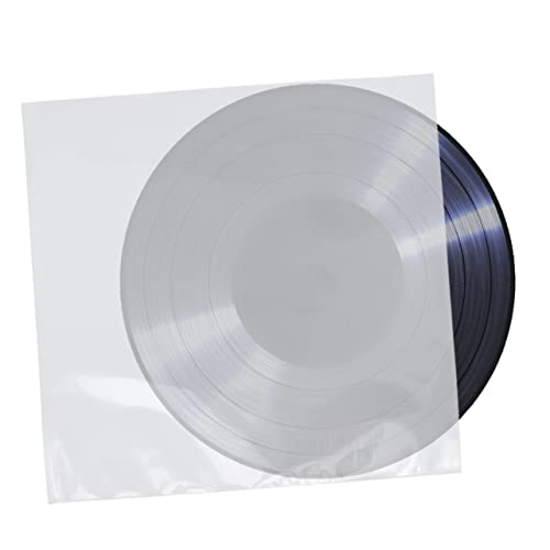 KICHOUSE 30 Stück Schallplattenhüllen Aus Kunststoff für Schallplatten Cd-hüllen Organizer Klappdesign für Kratzer und Langlebigkeit von KICHOUSE