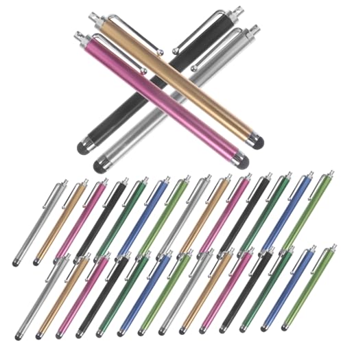 KICHOUSE 36 Stück kapazitiver Stift tragbarer Eingabestift Stift für den Haushalt Stylus Bleistift schreibkladde Touch Pen für Tablet Crayon Tablet-Stift kratzfester Eingabestift Plastik von KICHOUSE