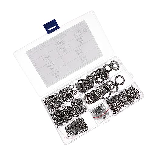 KICHOUSE 390 Stk. Sicherungsscheibe Waschmaschine Gezahnte Sternscheibe Lockscheibe Innere Zahnscheibe Stichsäge Zahn Gezahnte Unterlegscheiben Rostfreier Stahl Silver KICHOUSE 390 Stk. Sicherungsscheibe Waschmaschine Gezahnte Sternscheibe Lockscheibe Innere Zahnscheibe Stichsäge Zahn Gezahnte Unterlegscheiben Rostfreier Stahl Silver von KICHOUSE