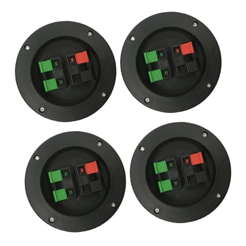 KICHOUSE 4 Pcs 4 Lautsprecherverkabelung Flachstecker für Lautsprecher Kabel Verbinder Lautsprecher Anschlussklemme Subwoofer Anschlussklemme Zubehör für Tontechnik Lautsprecheranschluss KICHOUSE 4 Pcs 4 Lautsprecherverkabelung Flachstecker für Lautsprecher Kabel Verbinder Lautsprecher Anschlussklemme Subwoofer Anschlussklemme Zubehör für Tontechnik Lautsprecheranschluss von KICHOUSE