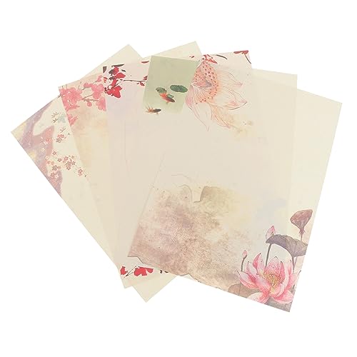 KICHOUSE 40 Stück Liebesbriefpapier Transparentes Briefpapier Gemischte Schrift Vintage Farbe Briefpapier Notizpapier Gealtertes Papier Zum Drucken KICHOUSE 40 Stück Liebesbriefpapier Transparentes Briefpapier Gemischte Schrift Vintage Farbe Briefpapier Notizpapier Gealtertes Papier Zum Drucken von KICHOUSE