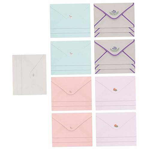KICHOUSE 45 Stück Blumen-Briefpapier-Set briefumschläge Briefpapier stationär Briefpapier mit Umschlägen Schreibpapier Umschlagpapier von KICHOUSE