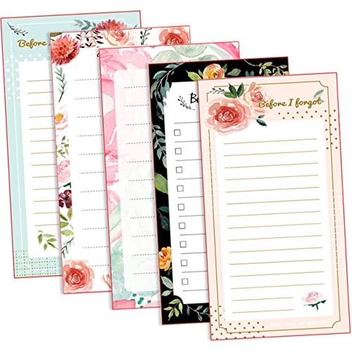 KICHOUSE 5 Stück Briefpapier Magnet Gestell Pads Notizbilder Kühlschrankplaner Notizblock für die Küche Notizblock für den Kühlschrank Lebensmittel Notizblock Notizpolster KICHOUSE 5 Stück Briefpapier Magnet Gestell Pads Notizbilder Kühlschrankplaner Notizblock für die Küche Notizblock für den Kühlschrank Lebensmittel Notizblock Notizpolster von KICHOUSE