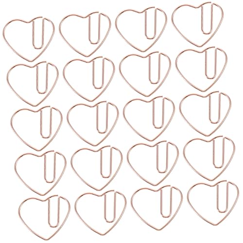 KICHOUSE 50 Stück zarte Büroklammern Clips Briefpapier Dekorative Papierklamme kleine Büroklammer herzförmig herz büroklammern Metall -Büroklamme Büroklammern süß Rose Gold KICHOUSE 50 Stück zarte Büroklammern Clips Briefpapier Dekorative Papierklamme kleine Büroklammer herzförmig herz büroklammern Metall -Büroklamme Büroklammern süß Rose Gold von KICHOUSE