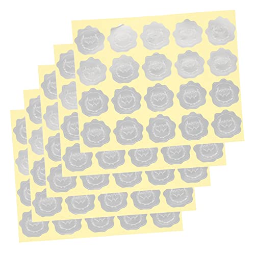KICHOUSE 5Blätter Dekorative Umschlagetiketten Selbstklebend Für Geschenkpaste Und Deko Haftend Für Einladungen Und Feiertage Elegantem Vielseitig Einsetzbar von KICHOUSE