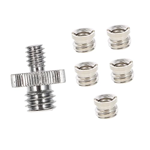 KICHOUSE 5Stücke Stativschraube Adapter Teilig Schraubadapter für DSLR Camcorder Stative Einbeinstative Robust Langlebig für Professionelle Fotografie KICHOUSE 5Stücke Stativschraube Adapter Teilig Schraubadapter für DSLR Camcorder Stative Einbeinstative Robust Langlebig für Professionelle Fotografie von KICHOUSE