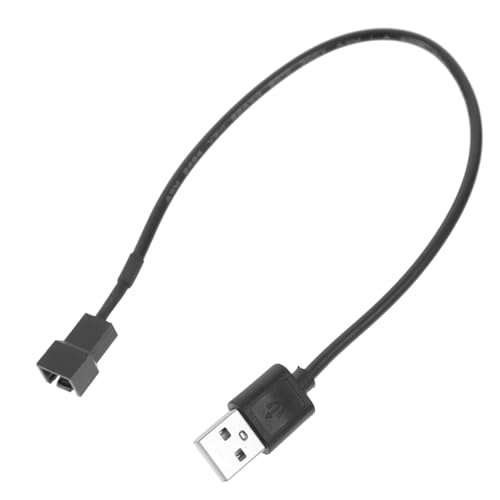KICHOUSE 5Stücke USB Pin Lüfterkabel Adapterkabel für PC Lüfter Konstruktion für Stabile Signalübertragung für Notebook Desktop Fans von KICHOUSE
