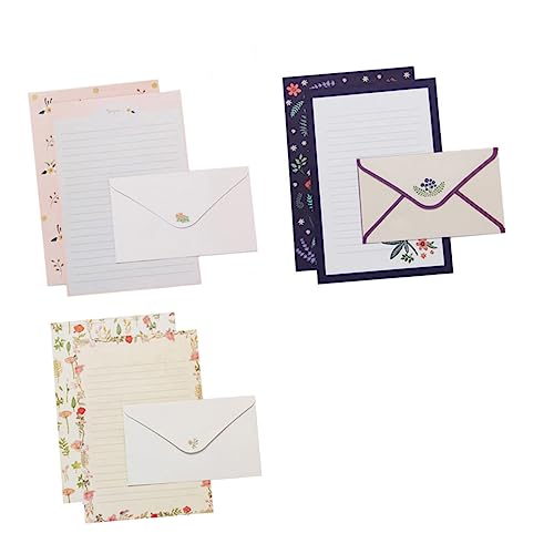 KICHOUSE 6 Sätze Blumenbuchstabenpapier liniertes Briefpapier Romantisch Stilvoll Briefpapier Stationäres Papier Hochzeit einfache Briefpapiere briefpapiere KICHOUSE 6 Sätze Blumenbuchstabenpapier liniertes Briefpapier Romantisch Stilvoll Briefpapier Stationäres Papier Hochzeit einfache Briefpapiere briefpapiere von KICHOUSE