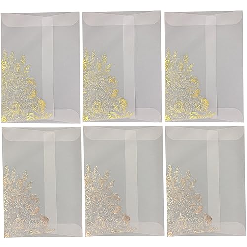 KICHOUSE 6 Stück GOLD -Stempeleinladungsschreiben Hochzeit Dekoration Brautjungfer Dusche Stand briefumschläge Einladungshüllen Umschläge für Brauteinladungen Lackmuspapier KICHOUSE 6 Stück GOLD -Stempeleinladungsschreiben Hochzeit Dekoration Brautjungfer Dusche Stand briefumschläge Einladungshüllen Umschläge für Brauteinladungen Lackmuspapier von KICHOUSE