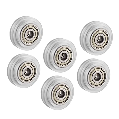 KICHOUSE 6 Stück Rollenzubehör Material Rollenräder Für 3d-drucker 3d-druckerräder Rolle Roboter-riemenscheibe Zauberer Klare Riemenscheibe Riemenscheiben Radrollen Polycarbonat von KICHOUSE
