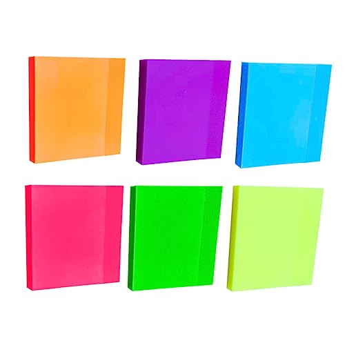 KICHOUSE 6 Stück transparente Haftnotiz klebrig Memo-Aufkleber Büro Schulbedarf Schule Memo pads Students memo notes Notizen wasserfeste Notizzettel wasserdichte Notizblöcke das Haustier KICHOUSE 6 Stück transparente Haftnotiz klebrig Memo-Aufkleber Büro Schulbedarf Schule Memo pads Students memo notes Notizen wasserfeste Notizzettel wasserdichte Notizblöcke das Haustier von KICHOUSE