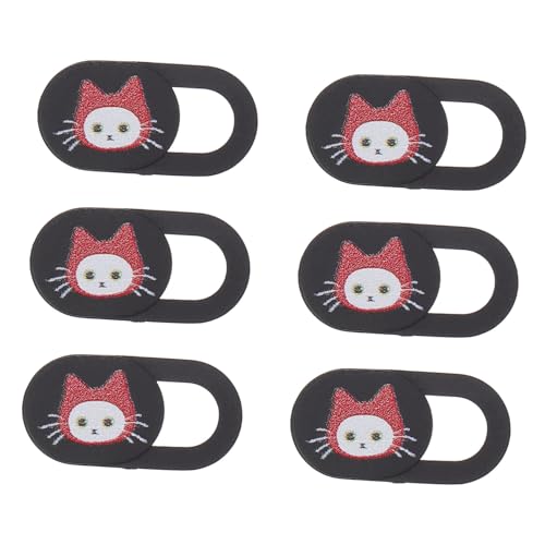 KICHOUSE Web Kamera Abdeckung Für Laptop Pc Tablet Webcam Abdeckung Folie 6pcs Katze Muster Privatsphäre von KICHOUSE