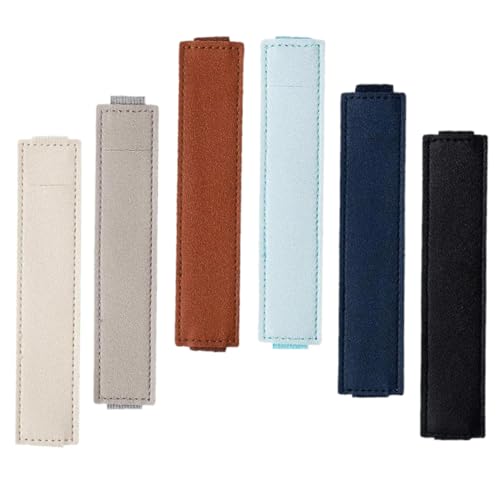 KICHOUSE Stiftetasche 6st Kapazitives Stiftetui Notebook-stifthalter Stift-einzelhülle Verstellbarer Bleistifthalter Kugelschreiberhülle Stick-stifthalter Stifthalter Für Notizbuch Stifthülle Pu-leder von KICHOUSE