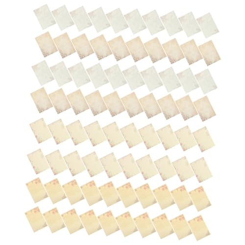 KICHOUSE 80 Blatt Vintage Briefpapier Gruß Briefpapier schreiben Schreibutensilien Segen Briefpapier Urlaubsbriefpapier Schreibwaren für Briefe altes Schreibpapier von KICHOUSE