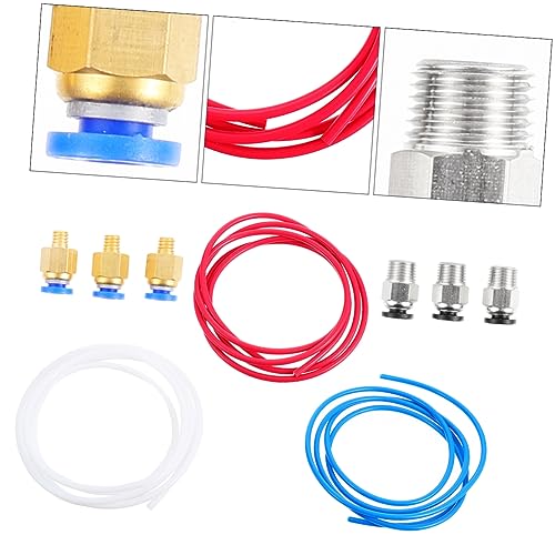 KICHOUSE 9 Stück schnelle Montage Schlauch Luft Rohr Schläuche Zubehörteile für 3D-Drucker Zubehör für 3d-Drucker passenden Steckern PTFE KICHOUSE 9 Stück schnelle Montage Schlauch Luft Rohr Schläuche Zubehörteile für 3D-Drucker Zubehör für 3d-Drucker passenden Steckern PTFE von KICHOUSE