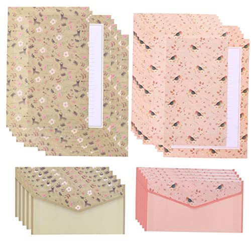 KICHOUSE 90 Stück Briefumschlag mit Blumenmuster Briefpapier Und Einladung Loseblattpapier breit liniert Papier für Briefe Pads Umschlagpapier Schreibpapier Briefumschläge KICHOUSE 90 Stück Briefumschlag mit Blumenmuster Briefpapier Und Einladung Loseblattpapier breit liniert Papier für Briefe Pads Umschlagpapier Schreibpapier Briefumschläge von KICHOUSE