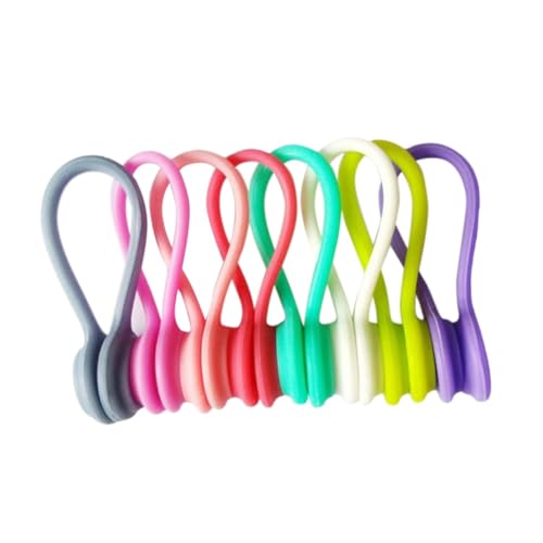 KICHOUSE 9Stücke Magnetische Kopfhörer Organizer aus Silikon Teiliges für Kabelmanagement Vielseitig Einsetzbar Langlebig Hält Kabel Zufällige KICHOUSE 9Stücke Magnetische Kopfhörer Organizer aus Silikon Teiliges für Kabelmanagement Vielseitig Einsetzbar Langlebig Hält Kabel Zufällige von KICHOUSE