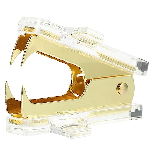 KICHOUSE Acryl-nagelzieher Im Flugzeug-stil Klammerentferner Klammerheber Schwere Heftklammern Abzieher Trimmen Heftheber-werkzeug Schere Schreibwaren Auto Tragbar Schule Mini Golden Metall KICHOUSE Acryl-nagelzieher Im Flugzeug-stil Klammerentferner Klammerheber Schwere Heftklammern Abzieher Trimmen Heftheber-werkzeug Schere Schreibwaren Auto Tragbar Schule Mini Golden Metall von KICHOUSE
