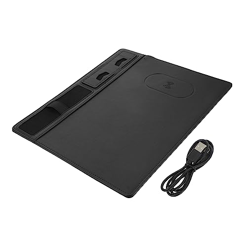 KICHOUSE Anti-rutsch- -pad Großes Gaming-mauspad Schreibtischzubehör Mauspad Aufladen Schwarz Pu KICHOUSE Anti-rutsch- -pad Großes Gaming-mauspad Schreibtischzubehör Mauspad Aufladen Schwarz Pu von KICHOUSE