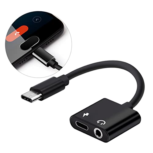 KICHOUSE C Adapter Audio Ladegerät C Kopfhöreradapter für USB C Smartphones Schwarz Unterstützt Gleichzeitiges Laden Hören Kompatibel mit Modernen KICHOUSE C Adapter Audio Ladegerät C Kopfhöreradapter für USB C Smartphones Schwarz Unterstützt Gleichzeitiges Laden Hören Kompatibel mit Modernen von KICHOUSE