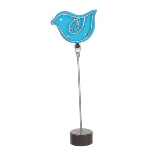 KICHOUSE Entzückender Vertikaler Foto-clip-ständer, Tisch-kartenhalter Für Bildnotizen Und Memos, Schreibtisch-organisation, Metall-memo-halter, Clip, Kleiner Bild-display-ständer von KICHOUSE