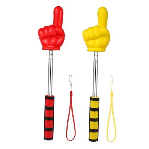 KICHOUSE Handzeiger für Klassenzimmer, ausziehbar, rot, gelb, Zeigersticks für den Unterricht KICHOUSE Handzeiger für Klassenzimmer, ausziehbar, rot, gelb, Zeigersticks für den Unterricht von KICHOUSE