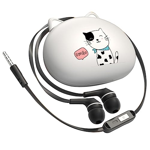 KICHOUSE Kabel-Headset Ohr Verdrahtet Kabelgebunden Kopfhörer Telefonzubehör Telefon Liefert Telefonversorgung PVC von KICHOUSE