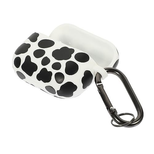 KICHOUSE Kopfhörer Etui Abdeckung Kopfhörer Zubehör Dekoratives Kopfhörer Etui Kopfhörer Hülle Mit Kuhmuster Dekorativer Kopfhörer Staubdichtes Kopfhörer Etui Kieselgel von KICHOUSE