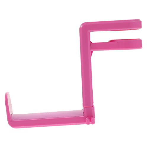 KICHOUSE Kopfhörerständer tischdeckenklammern ohrstöpsel Headset Halterung ohrenstöpsel Kopfhörer-Aufbewahrungsregal Headset-Halter Desktop-Kopfhörerhalterung Metall Rosa von KICHOUSE