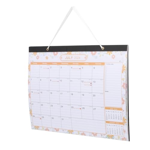KICHOUSE Monatlicher Wandkalender Hängender Planungskalender Für Büro Und Zuhause Leichter Und Platzsparender Terminplaner Für Freunde Und Familie von KICHOUSE