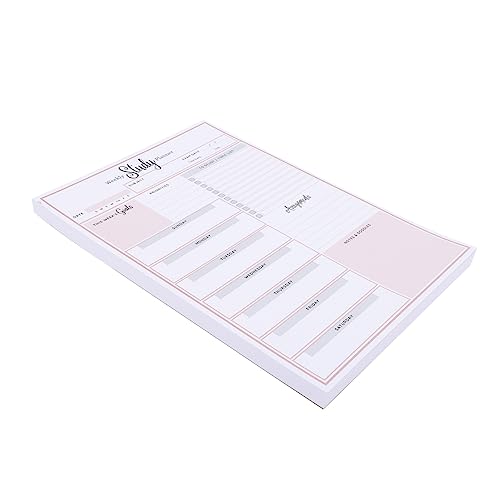 KICHOUSE Notizbuch A5 Planer Notizblock A5 Wochennotizblock Schulschreibwaren Notizblock Studium Wochenplanungsblock Wochenplaner Notizblock Kleines Planbuch Undatiertes Wochenplanerpapier KICHOUSE Notizbuch A5 Planer Notizblock A5 Wochennotizblock Schulschreibwaren Notizblock Studium Wochenplanungsblock Wochenplaner Notizblock Kleines Planbuch Undatiertes Wochenplanerpapier von KICHOUSE